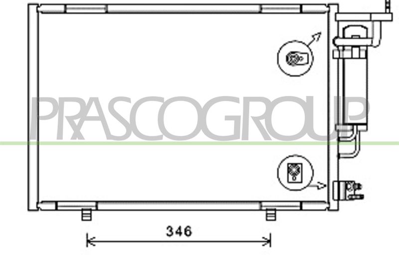 CONDENSATORE FORD FIESTA MK VI Mod 01/13 04/17