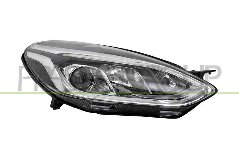 PROIETTORE DX H7+H1-ELETT-CON MOTORE-CON LUCE DIURNA-CROMATO-LED FORD FIESTA MK VII Mod 05/17 08/21