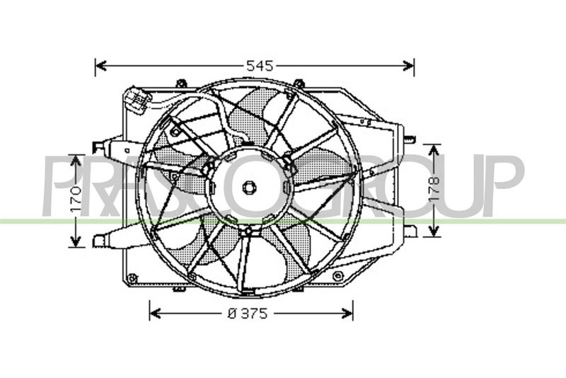 PRASCO Ventola, Raffreddamento motore FD420F009