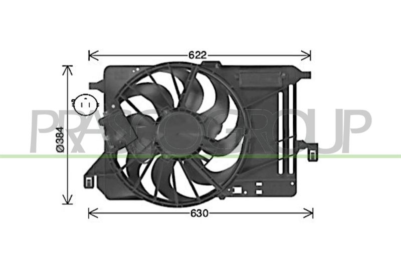 PRASCO Ventola, Raffreddamento motore FD428F001
