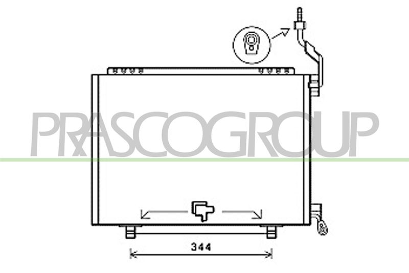PRASCO Condensatore, Climatizzatore FD602C008