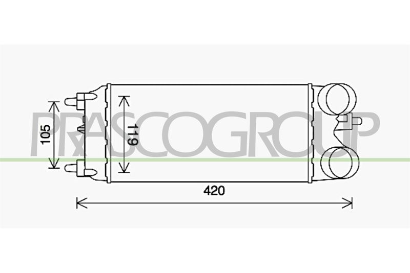PRASCO Intercooler FD602N001