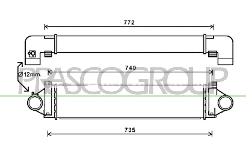 PRASCO Intercooler FD730N002