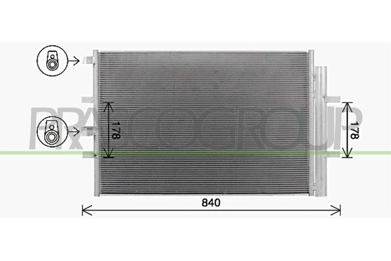 PRASCO Condensatore, Climatizzatore FD912C002