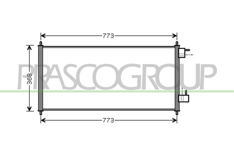 PRASCO Condensatore, Climatizzatore FD930C001