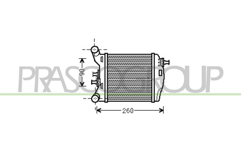 INTERCOOLER ABARTH 500 Mod 03/08 06/15