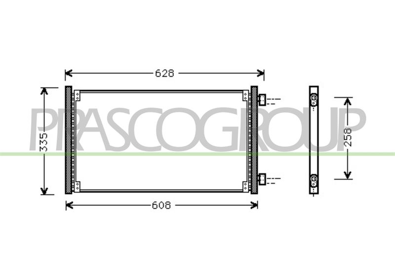 PRASCO Condensatore, Climatizzatore FT133C005