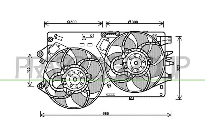 PRASCO Ventola, Raffreddamento motore FT342F007