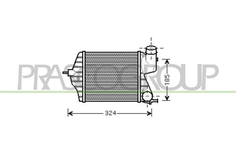 PRASCO Intercooler FT350N002