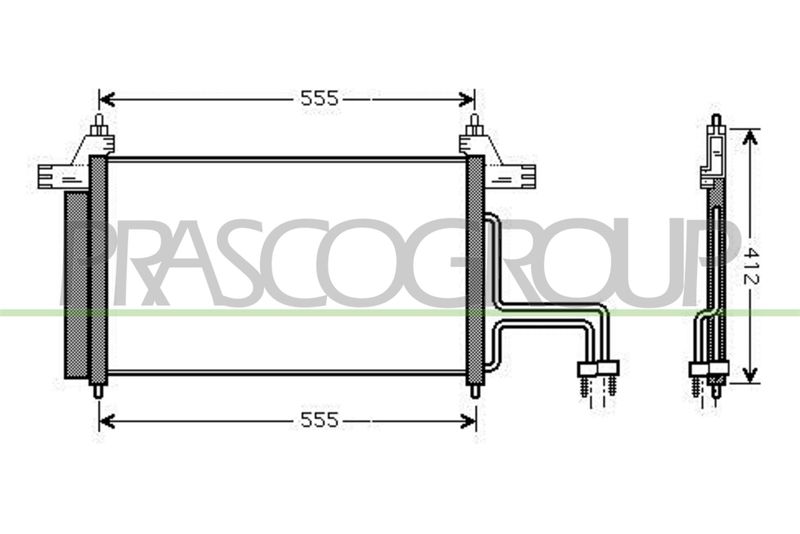 PRASCO Condensatore, Climatizzatore FT420C001