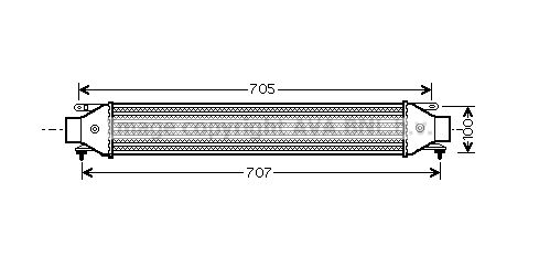 AVA QUALITY COOLING Intercooler FT4392