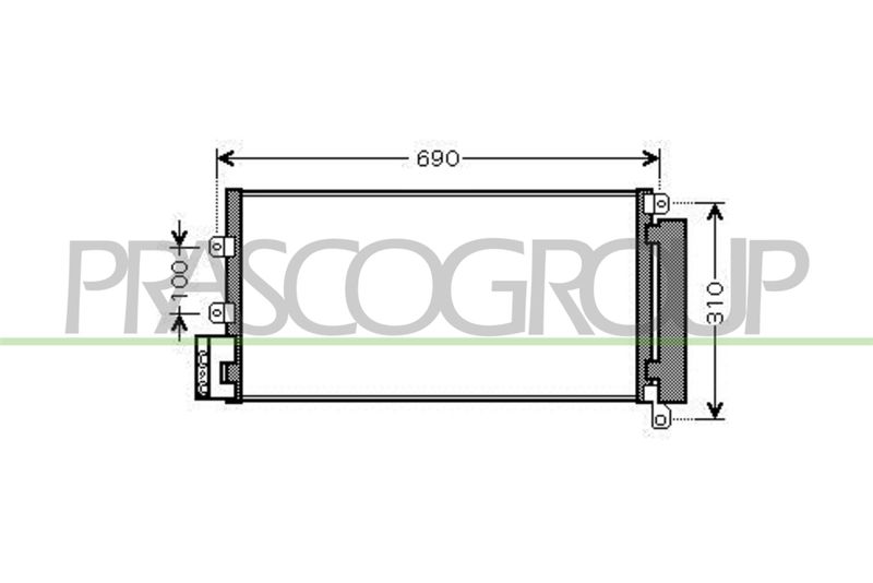 PRASCO Condensatore, Climatizzatore FT440C001
