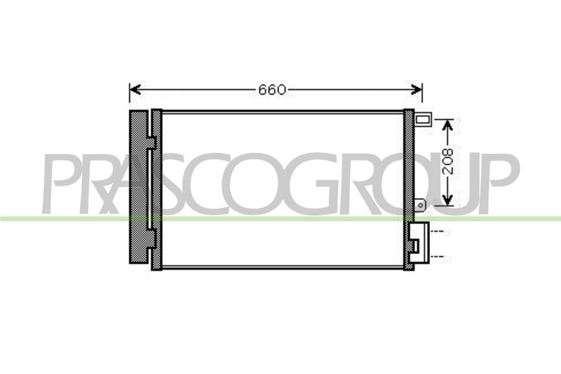 PRASCO Condensatore, Climatizzatore FT440C002