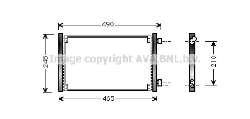 PRASCO Condensatore, Climatizzatore FT5223