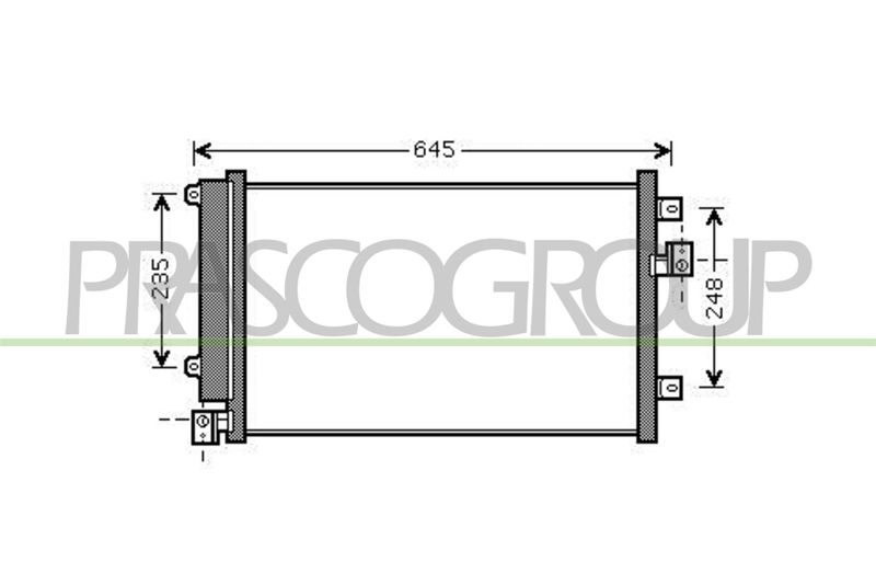 PRASCO Condensatore, Climatizzatore FT717C002