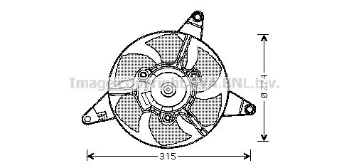 PRASCO Ventola, Raffreddamento motore FT7283