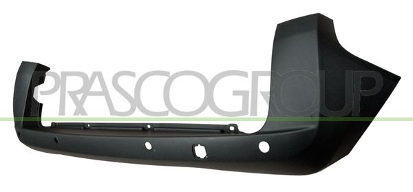 PARAURTI POST-NERO-GOFFRATO-CON FORI PDC+SUPPORTI MOD 2 PORTE A BATTENTE CITROEN NEMO Mod 01/08 04/16