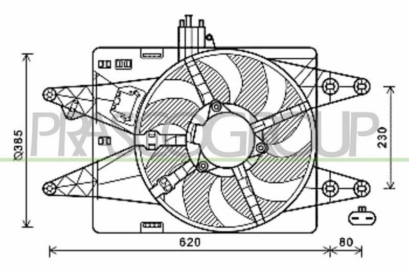 PRASCO Ventola, Raffreddamento motore FT908F003