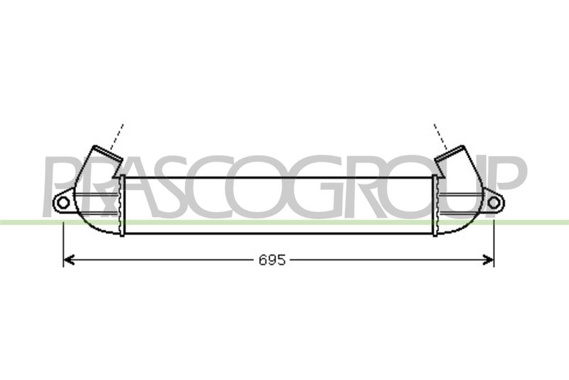 PRASCO Intercooler FT908N001