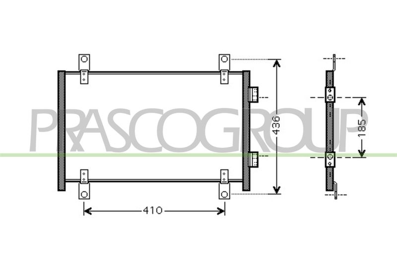 PRASCO Condensatore, Climatizzatore FT920C002