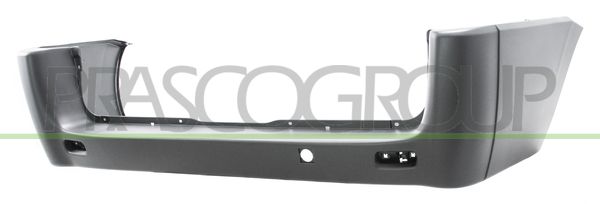 PARAURTI POST-NERO MOD PASSO LUNGO CITROEN JUMPY / DISPATCH Mod 01/07 02/16