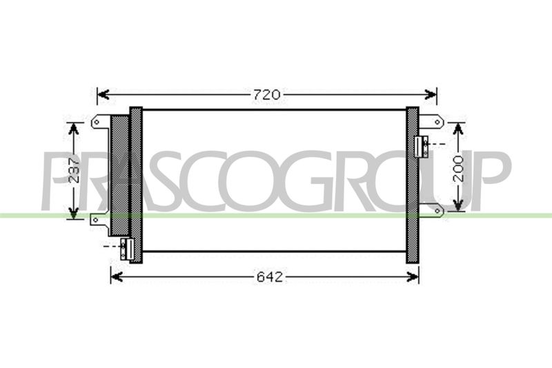 PRASCO Condensatore, Climatizzatore FT927C001