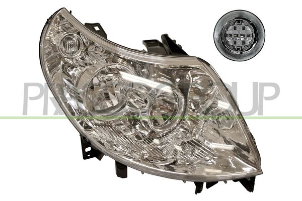 PROIETTORE DX H1+H7-ELETT-CON MOTORE-8 PINS MOD 01/11 > CITROEN JUMPER Mod 01/06 06/14