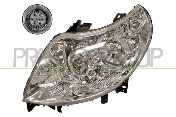PROIETTORE SX H1+H7-ELETT-CON MOTORE-8 PINS MOD 01/11 > CITROEN JUMPER Mod 01/06 06/14