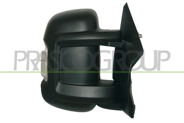 RETROVISORE DX-MANUALE-NERO-CON FANALE-CONVESSO-BRACCIO CORTO-LAMPADINA 5W CITROEN JUMPER Mod 07/14 10/23