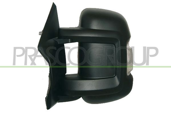 RETROVISORE SX-MANUALE-NERO-CON FANALE-CONVESSO-BRACCIO CORTO-LAMPADINA 5W CITROEN JUMPER Mod 07/14 10/23
