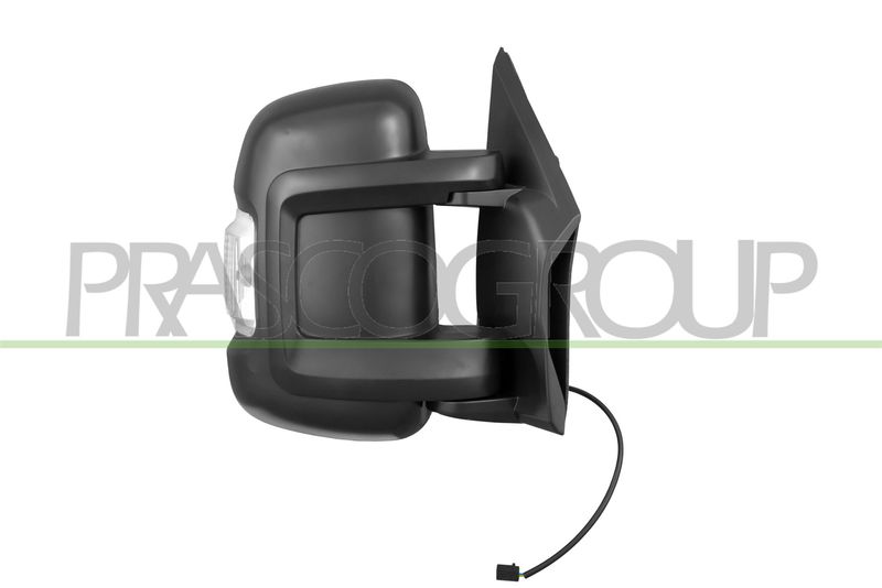 RETROVISORE DX-MANUALE-NERO-CON FANALE-CONVESSO-BRACCIO CORTO-LAMPADINA 16W CITROEN JUMPER Mod 07/14 10/23