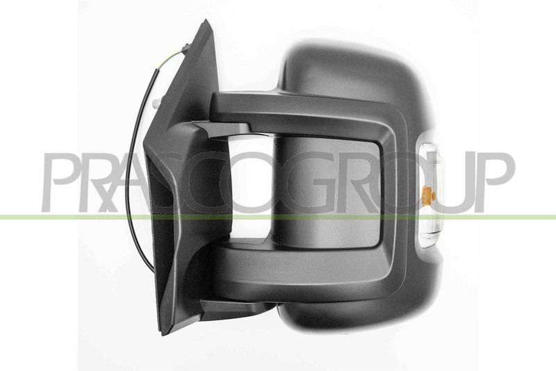 RETROVISORE SX-MANUALE-NERO-CON FANALE-CONVESSO-BRACCIO CORTO-LAMPADINA 16W CITROEN JUMPER Mod 07/14 10/23