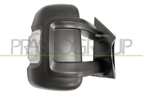 RETROVISORE DX-MANUALE-NERO-CON FANALE BIANCO-CONVESSO-BRACCIO LUNGO-2 PINS CITROEN JUMPER Mod 07/14 10/23