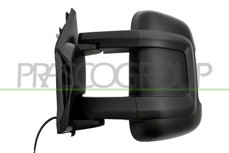RETROVISORE SX-MANUALE-NERO-CON FANALE BIANCO-CONVESSO-BRACCIO MEDIO-2 PINS CITROEN JUMPER Mod 07/14 10/23