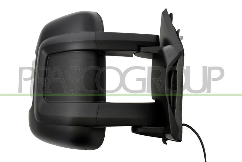 RETROVISORE DX-MANUALE-NERO-CON FANALE BIANCO-CONVESSO-BRACCIO MEDIO-2 PINS CITROEN JUMPER Mod 07/14 10/23