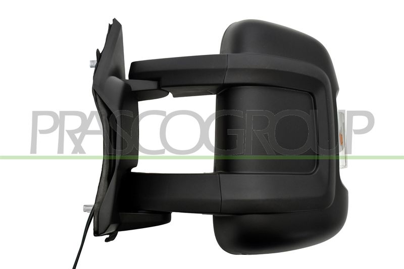 RETROVISORE SX-MANUALE-NERO-CON FANALE ARANCIO-CONVESSO-BRACCIO MEDIO-2 PINS CITROEN JUMPER Mod 07/14 10/23