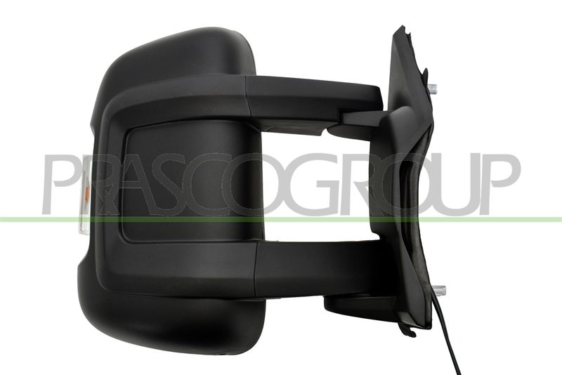 RETROVISORE DX-MANUALE-NERO-CON FANALE ARANCIO-CONVESSO-BRACCIO MEDIO-2 PINS CITROEN JUMPER Mod 07/14 10/23