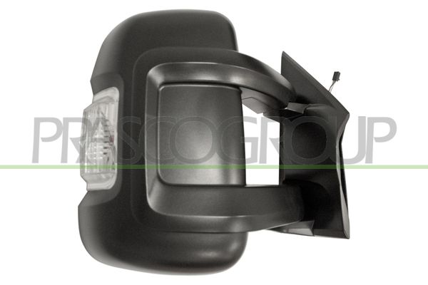 RETROVISORE DX-ELETT-NERO-TERMICO-CON FANALE BIANCO-CONVESSO-BRACCIO LUNGO-8 PINS CITROEN JUMPER Mod 07/14 10/23