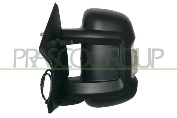RETROVISORE SX-ELETT-NERO-TERMICO-CON SONDA-CON FANALE-BRACCIO CORTO-LAMPADINA 5W CITROEN JUMPER Mod 07/14 10/23