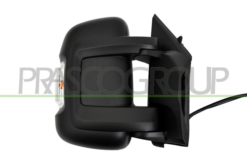 RETROVISORE DX-ELETT-NERO-TERMICO-CON FANALE-CON ANTENNA RADIO-LAMPADINA 16W-BRACCIO CORTO-CONVESSO-9 PINS CITROEN JUMPER Mod 07/14 10/23