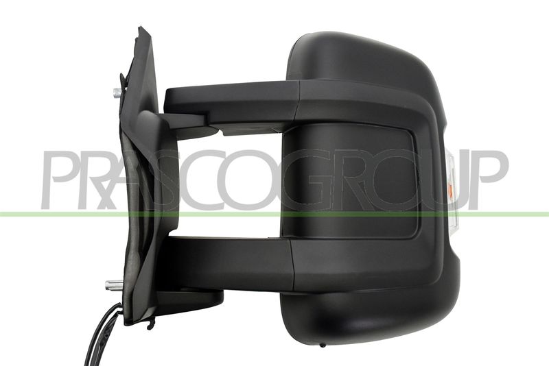 RETROVISORE SX-ELETT-NERO-TERMICO-CON FANALE ARANCIO-CON SONDA-CONVESSO-BRACCIO MEDIO-8 PINS CITROEN JUMPER Mod 07/14 10/23