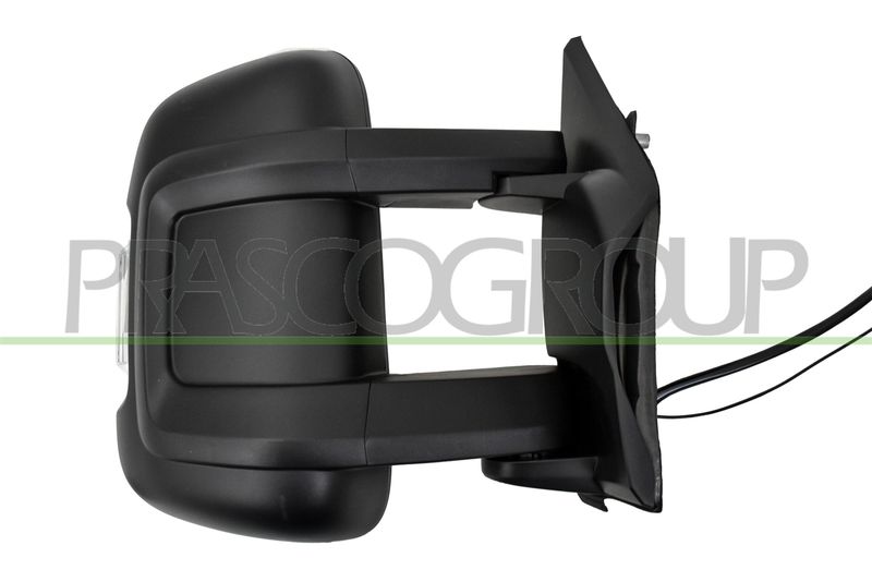 RETROVISORE DX-ELETT-NERO-TERMICO-CON FANALE-CON ANTENNA RADIO-LAMPADINA 5W-BRACCIO MEDIO-CONVESSO-9 PINS CITROEN JUMPER Mod 07/14 10/23