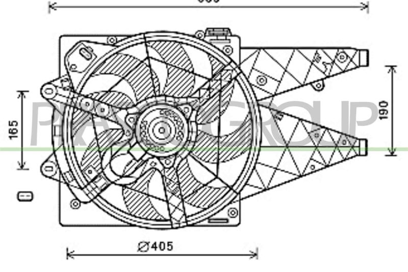 PRASCO Ventola, Raffreddamento motore FT930F007