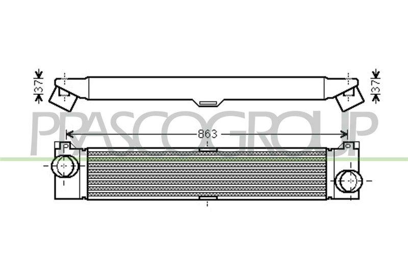 PRASCO Intercooler FT930N002