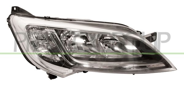 PROIETTORE DX H7+H7-ELETT-CON MOTORE-CROMATO CITROEN JUMPER Mod 07/14 10/23