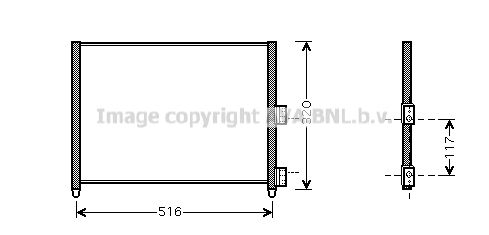 PRASCO Condensatore, Climatizzatore FTA5303