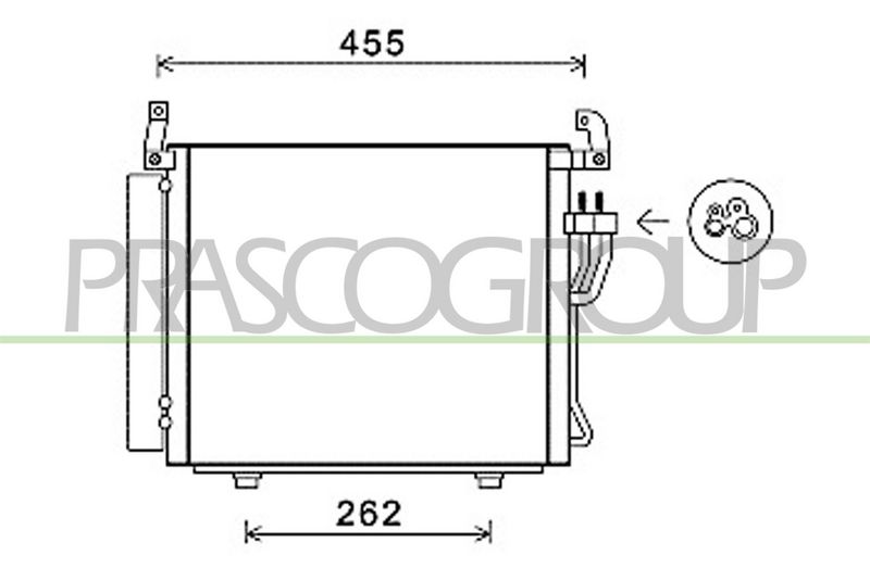 PRASCO Condensatore, Climatizzatore HN002C001