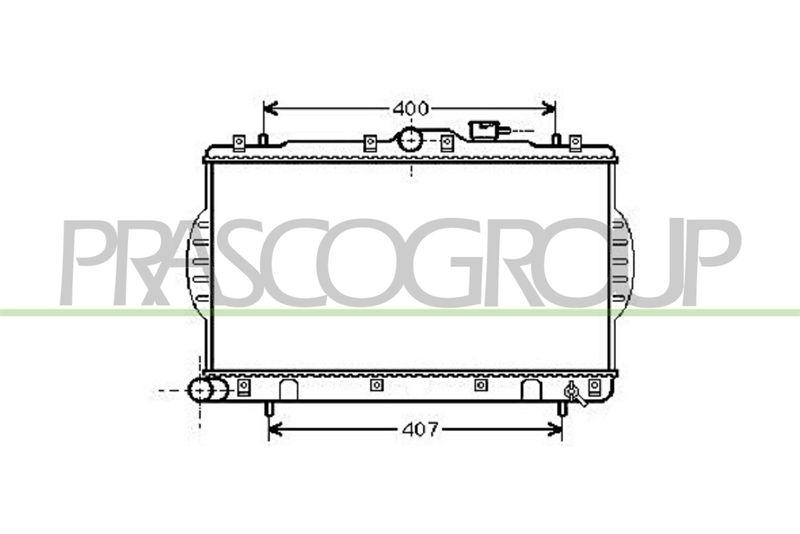 PRASCO Radiatore, Raffreddamento motore HN007R002