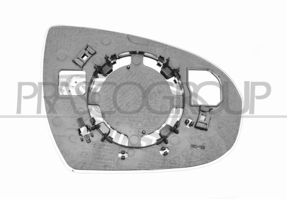 PRASCO Vetro specchio, Specchio esterno HN8067504