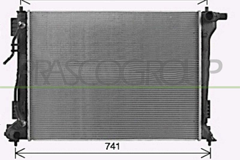 PRASCO Radiatore, Raffreddamento motore HN806R001